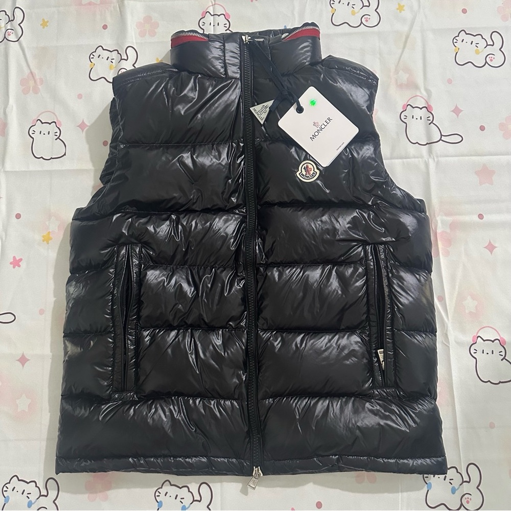 Moncler Ouse Black Down Vest
